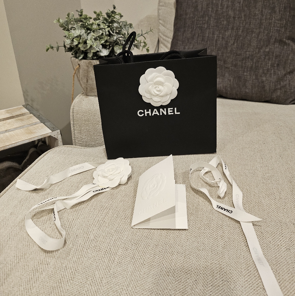 Authentic Chanel Empty Shopping Bag Set